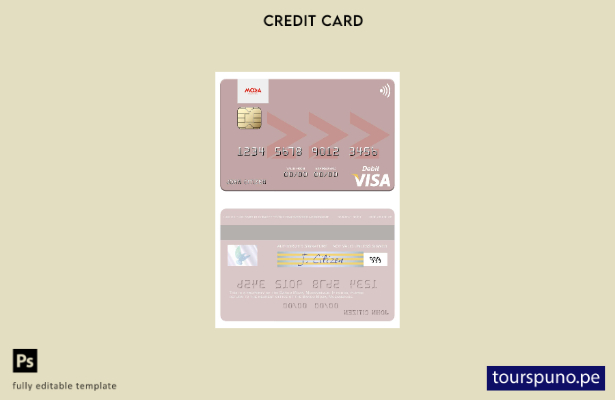 lista para imprimir plantilla de tarjeta de débito visa Mozambique Banco Moza